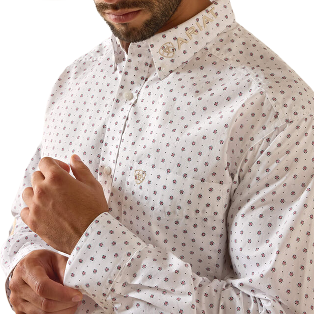 Ariat Men's Team Wake Logo Long Sleeve Button Shirt