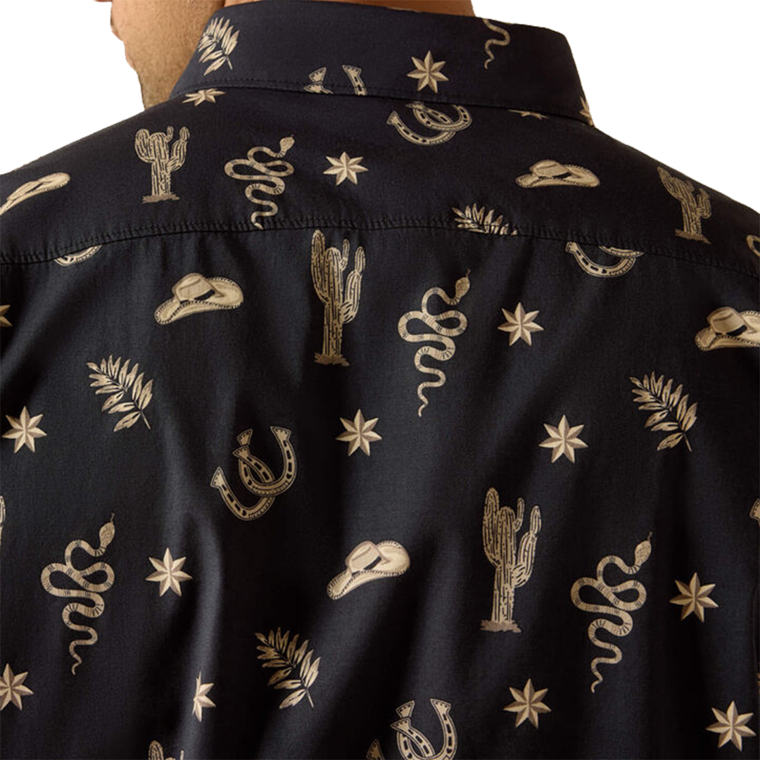 Ariat Men's Mathais Modern Fit Short Sleeve Button Shirt