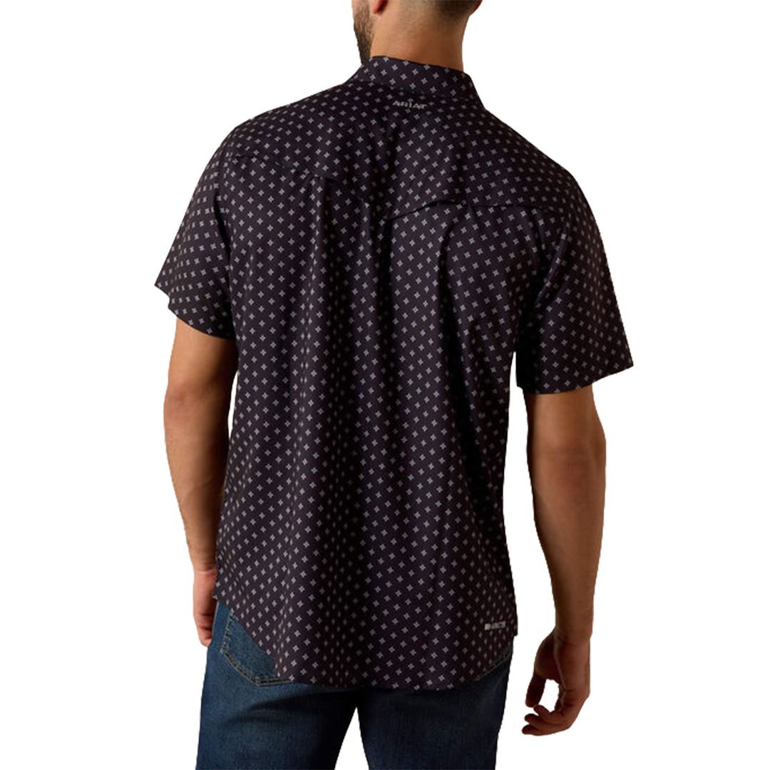 Ariat Men's Printed VentTEK Western Fitted Short Sleeve Snap Shirt