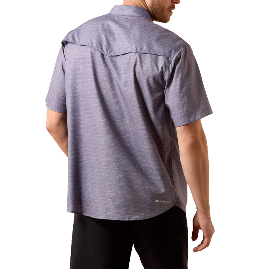 Ariat Men's Printed Western VentTEK Short Sleeve Snap Shirt