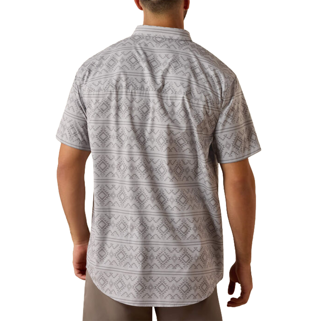 Ariat Men's Printed 360 Airflow Classic Fit Short Sleeve Button Shirt