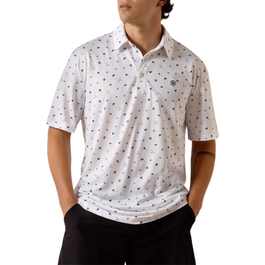 Ariat Men's All Over Print Polo