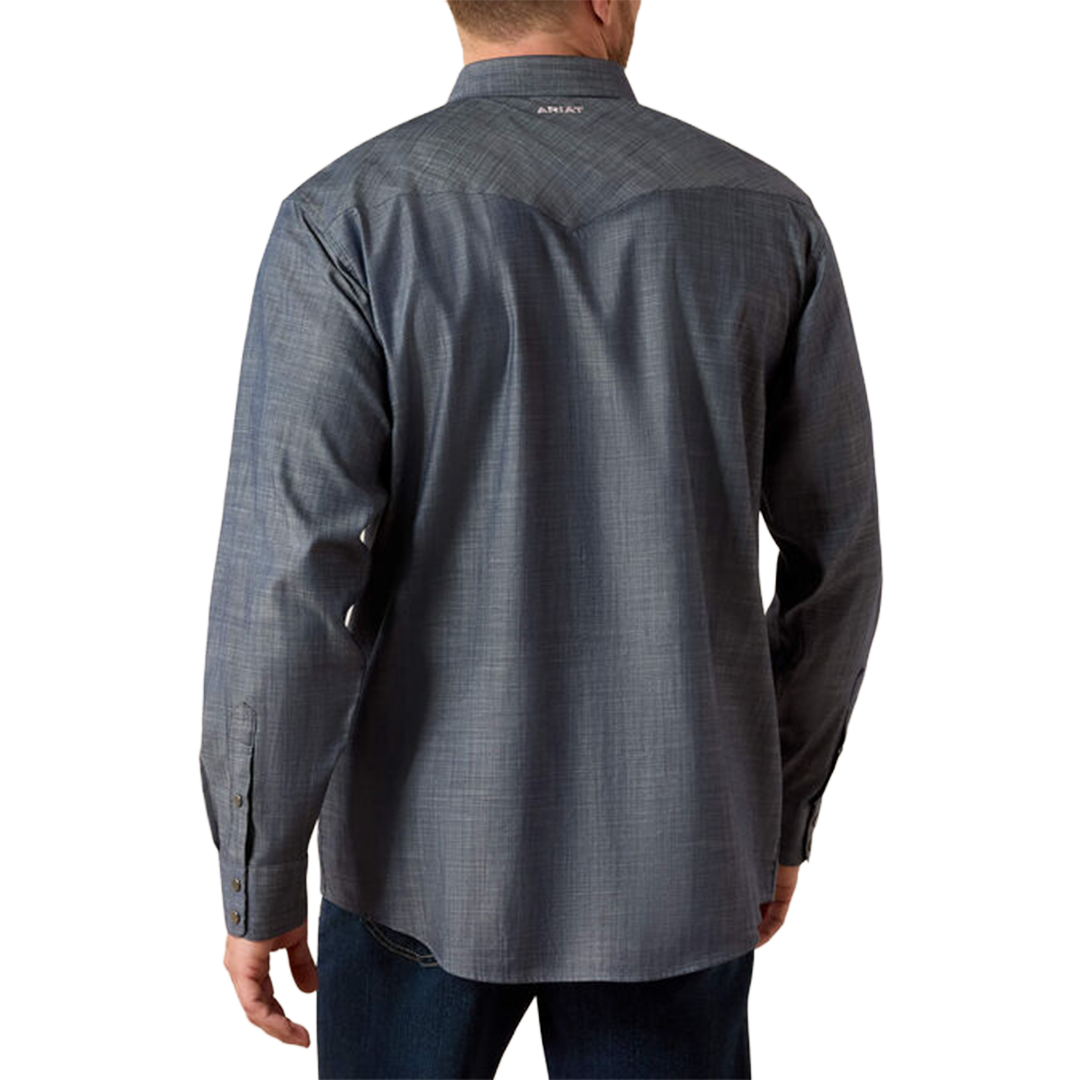 Chemise boutonnée à manches longues avec logo Ariat pour homme