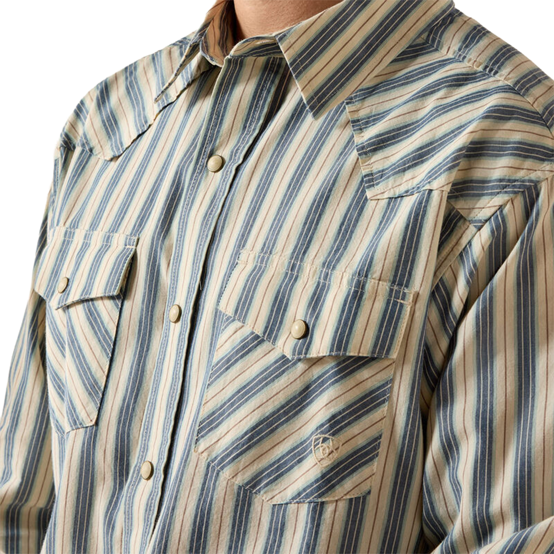 Ariat Men's Retro Hart Fitted Long Sleeve Snap Shirt