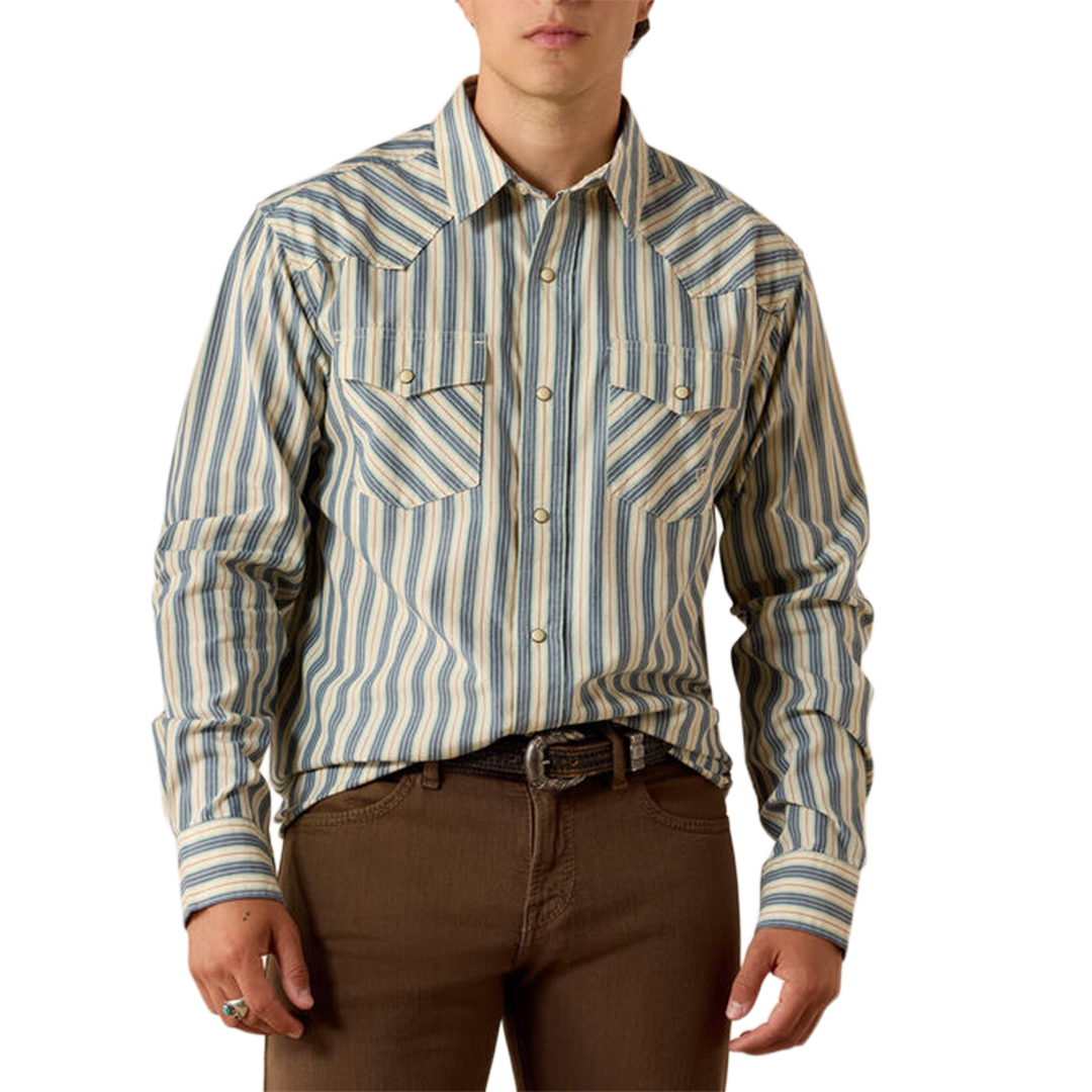 Ariat Men's Retro Hart Fitted Long Sleeve Snap Shirt