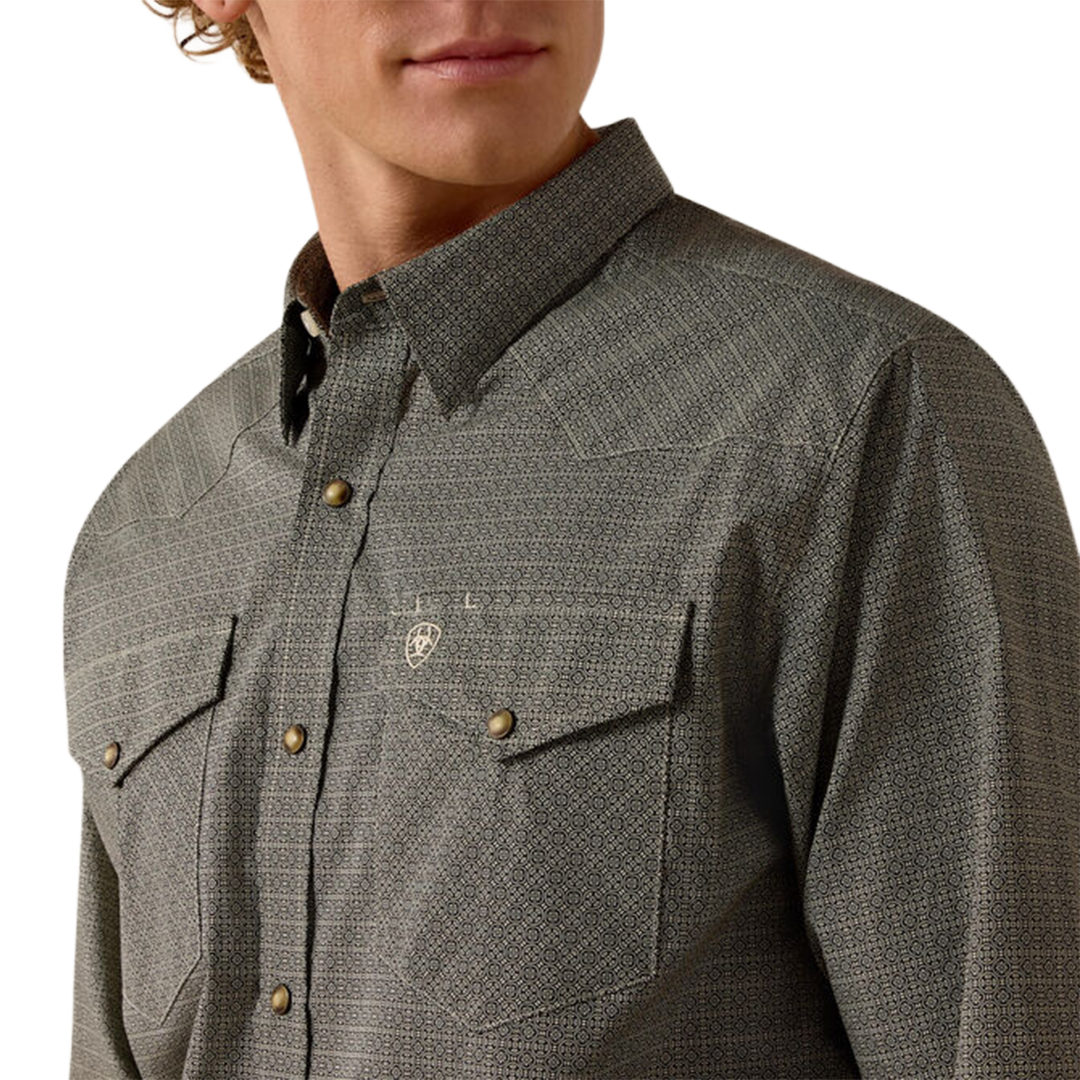 Ariat Men's Floyd Fitted Long Sleeve Snap Shirt