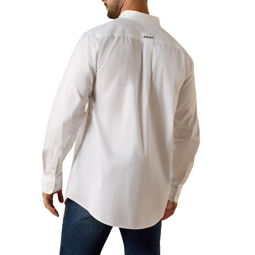 Chemise boutonnée à manches longues avec logo Ariat pour homme