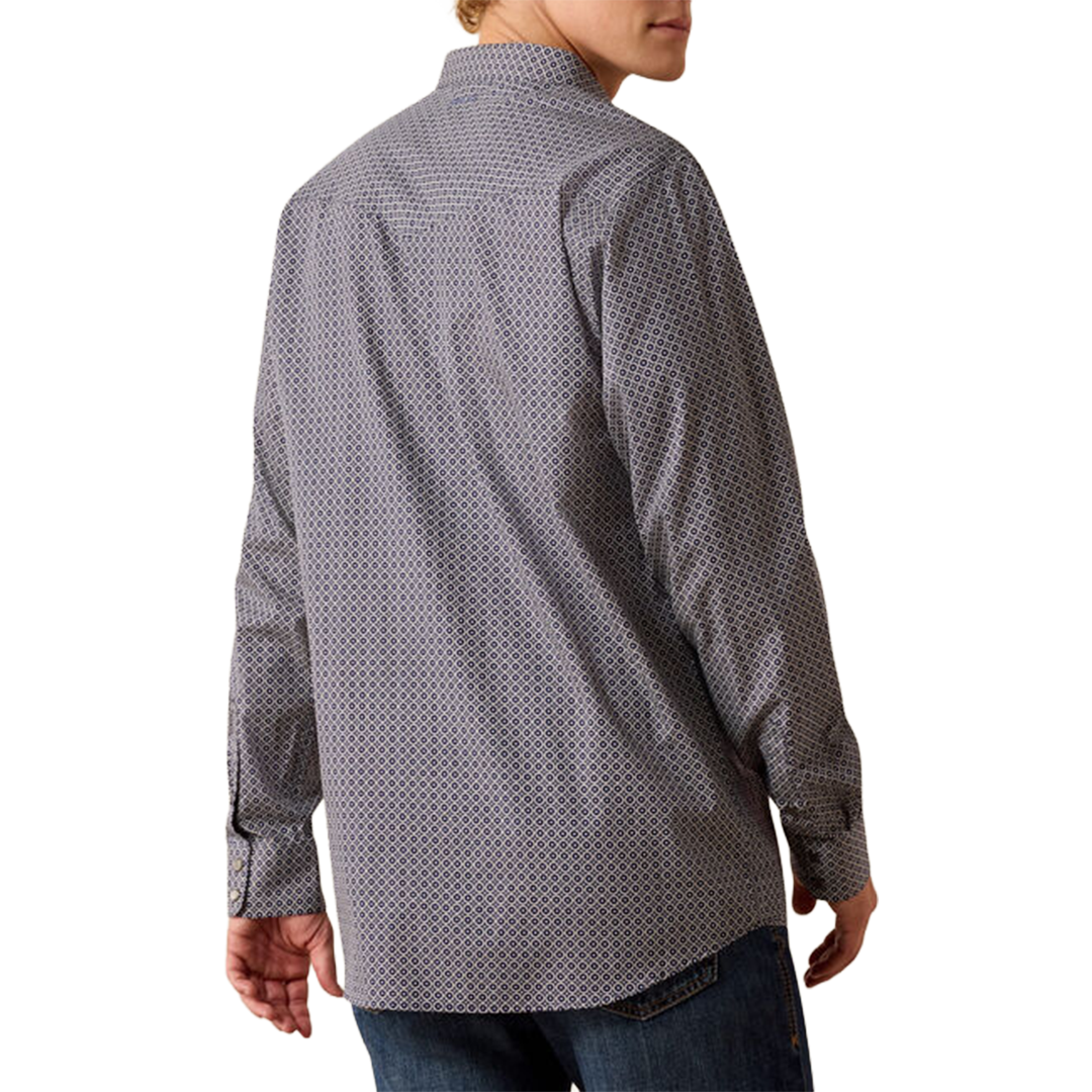 Chemise boutonnée à manches longues avec logo Ariat pour homme