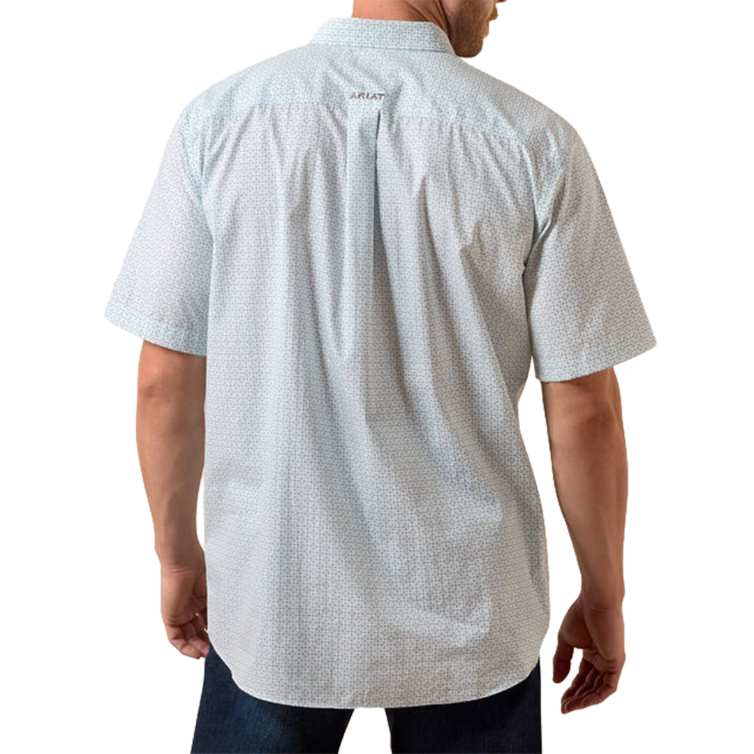 Chemise boutonnée à manches courtes Ariat Pro Series Cal Classic Fit pour homme