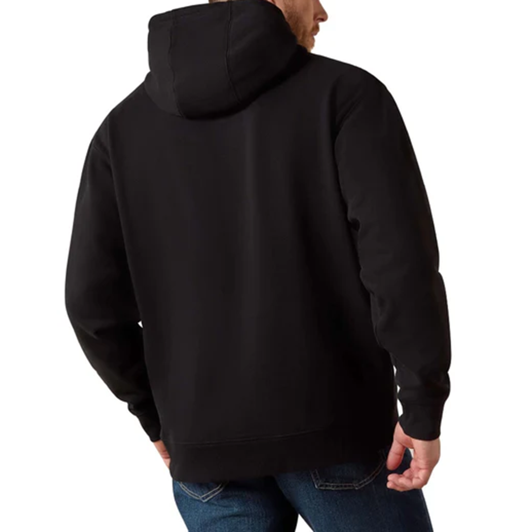 Sweat à capuche Ariat avec logo gaufré pour homme