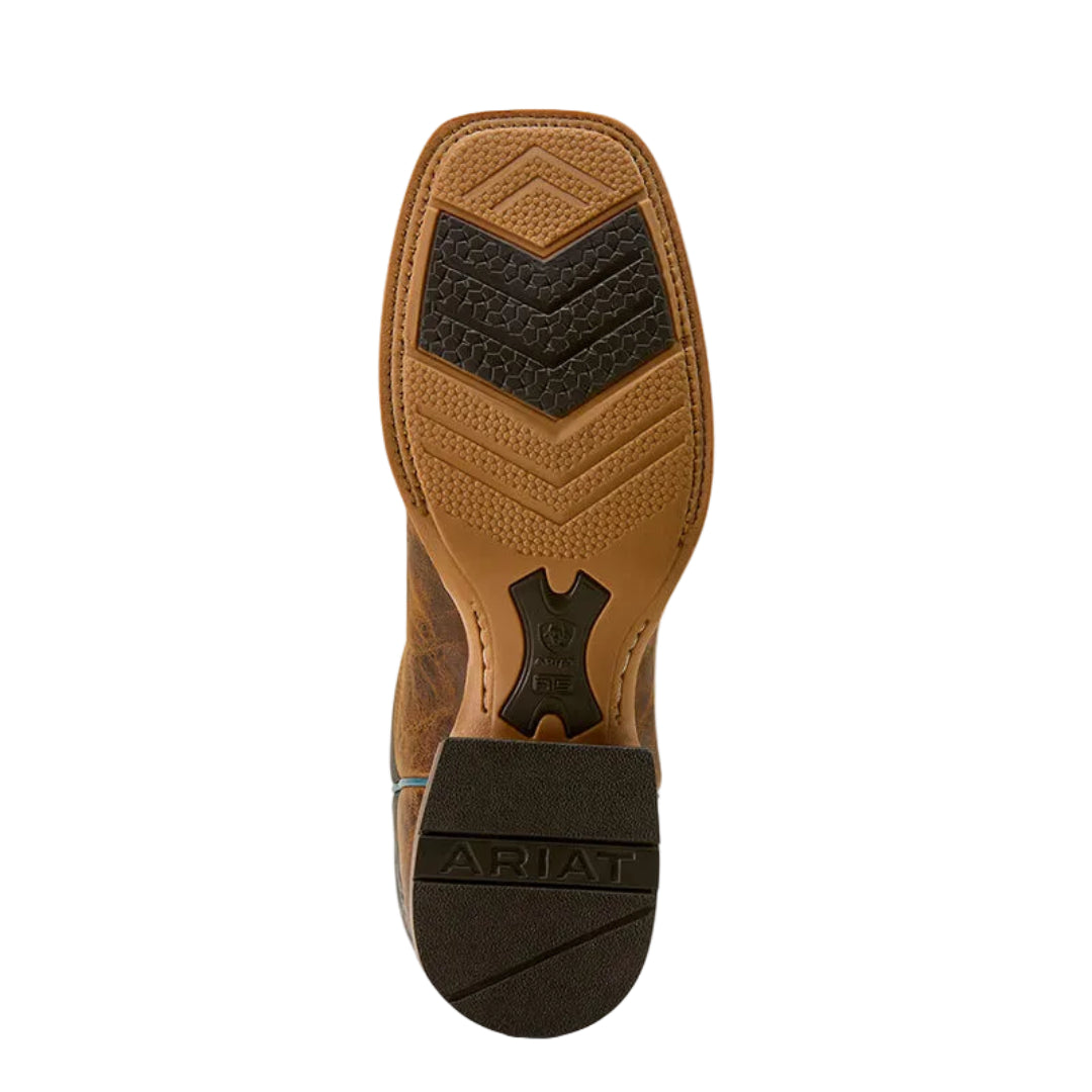 Bottes de cowboy à bout carré large Cowhand pour homme Ariat