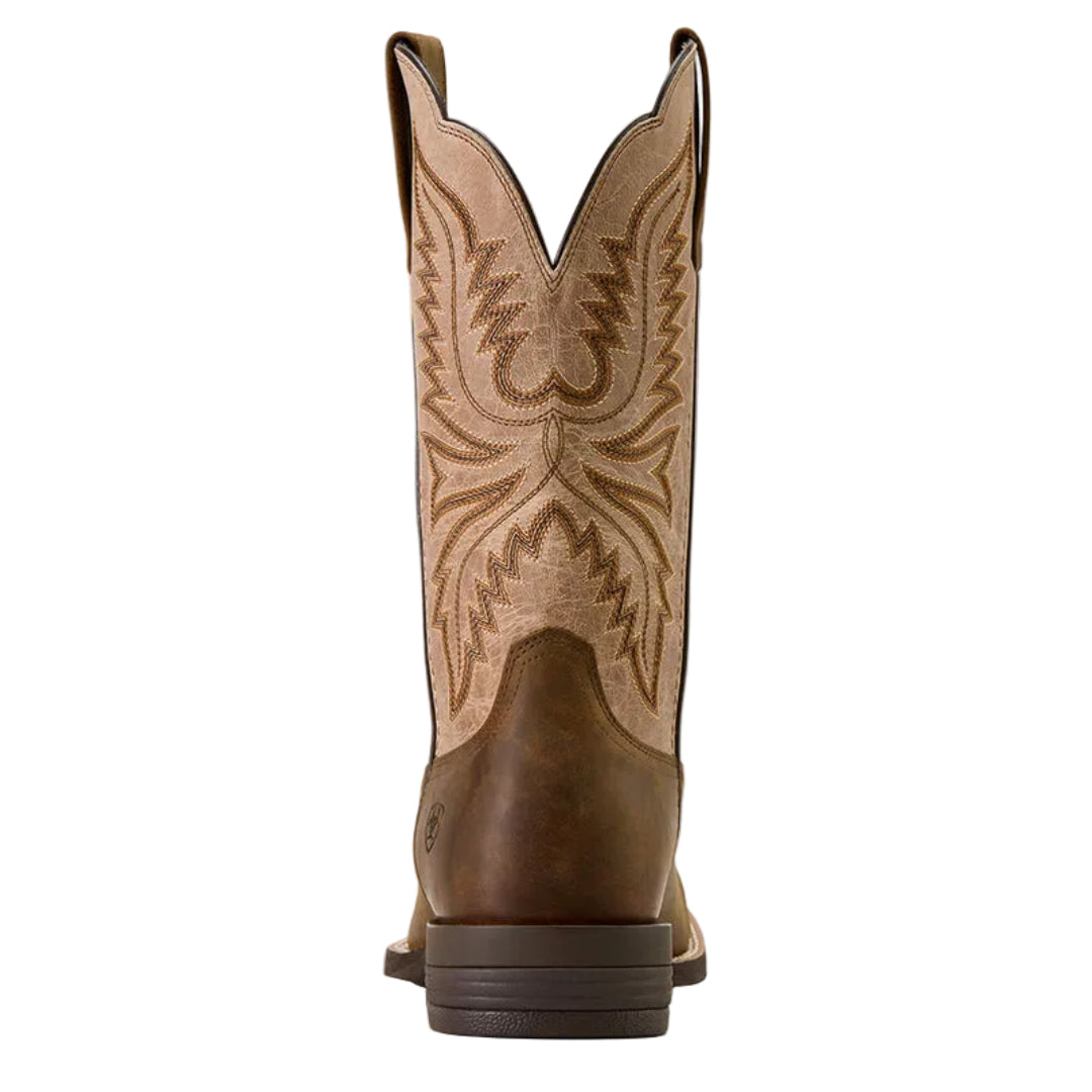 Ariat Men's Brush Creek Wide Square Toe Cowboy Boot