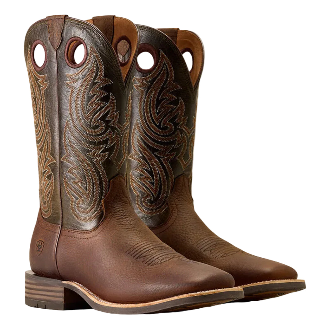Ariat Men's Highland Toughstock Wide Square Toe Cowboy Boot