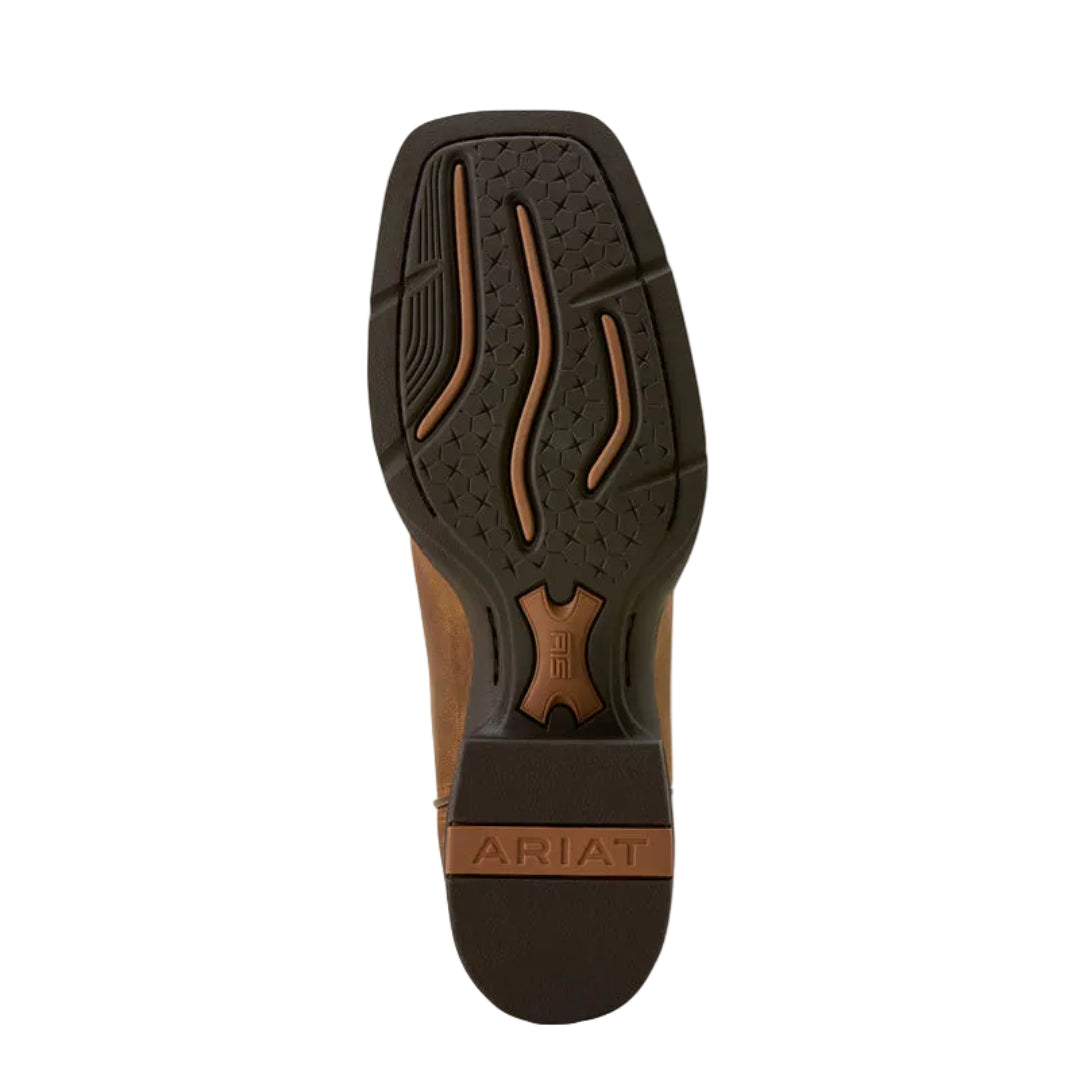 Bottes western Ariat Round Up Holly à bout carré large pour femme