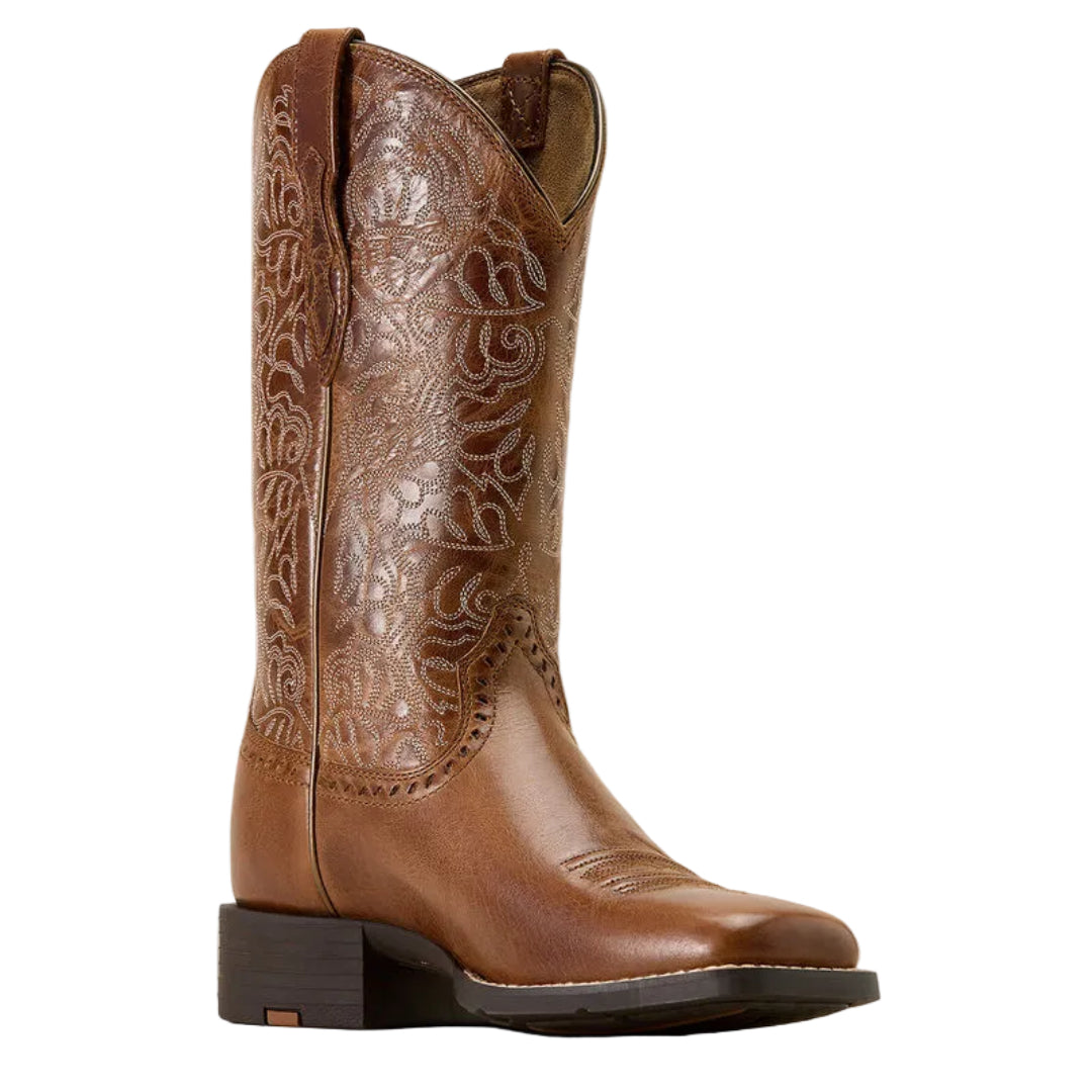 Ariat Women's Round Up Remuda Wide Square Toe Western Boot