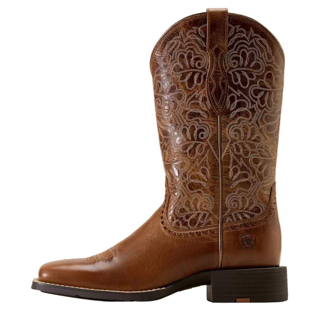 Ariat Women's Round Up Remuda Wide Square Toe Western Boot