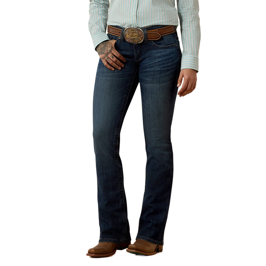 Ariat Women's Mid Rise Luisa Boot Cut Jeans