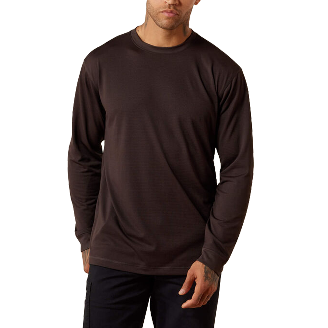 Ariat Men's Rebar Heat Fighter Logo Long Sleeve T-Shirt