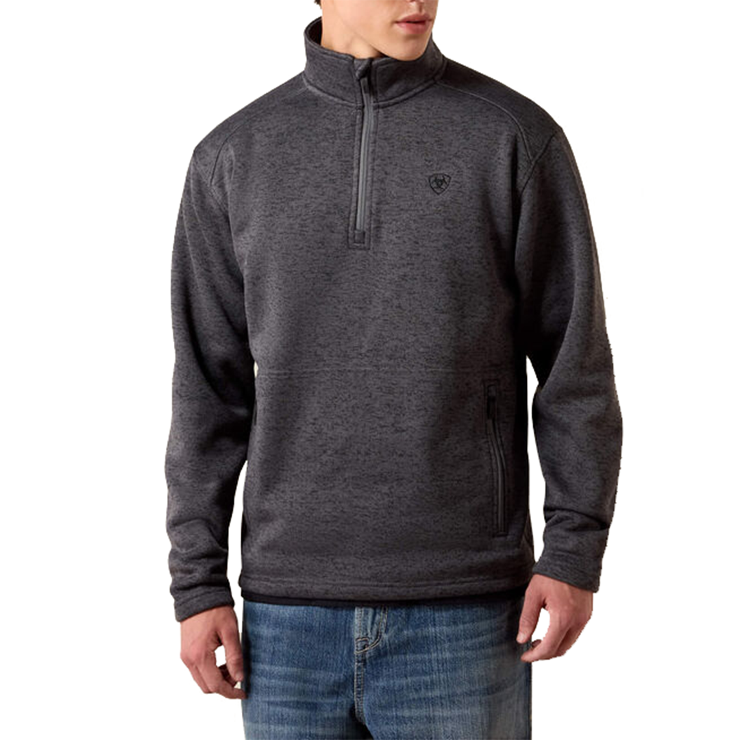 Ariat Men's Caldwell Logo 1/4 Zip Sweater