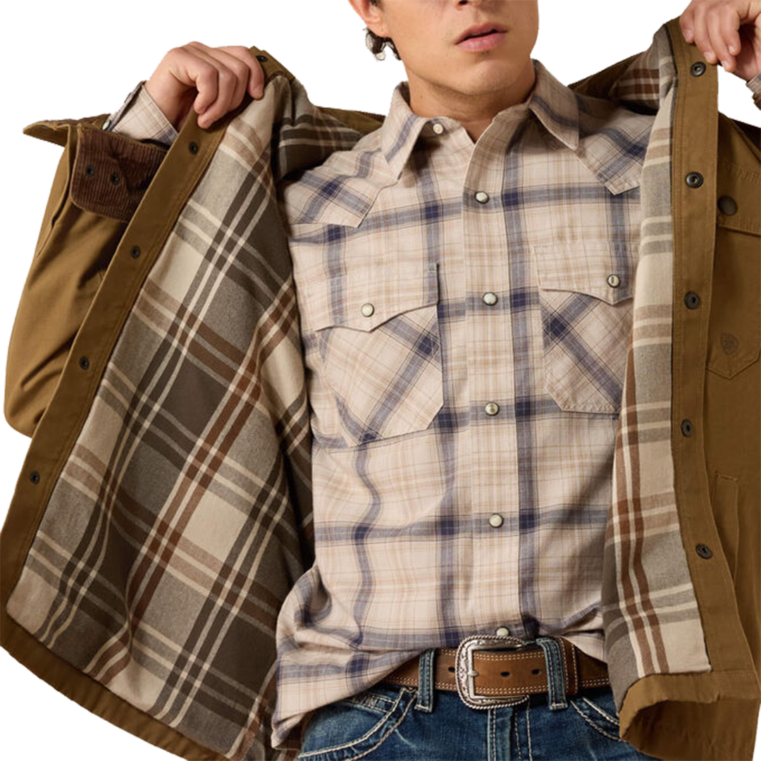 Ariat Men's Retro Canvas Shirt Jacket