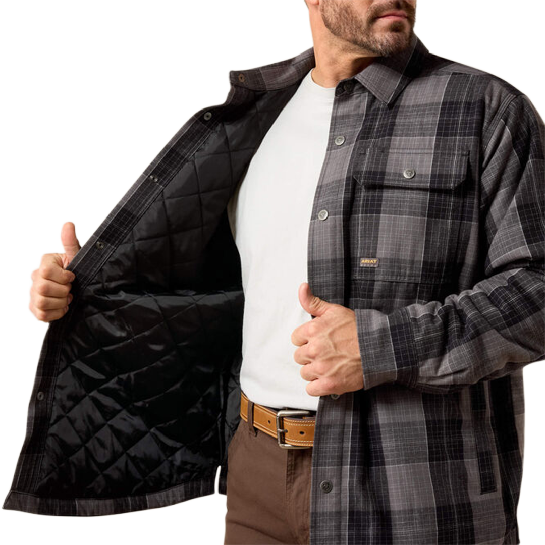 Ariat Men's Rebar Flannel Insulated Shirt Jacket