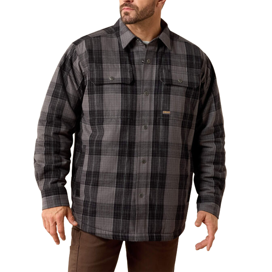 Ariat Men's Rebar Flannel Insulated Shirt Jacket