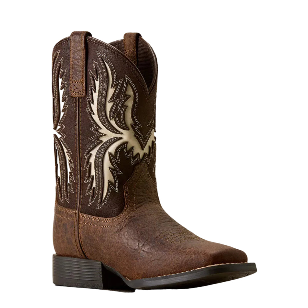 Ariat Kids' Driftwood Wide Square Toe Western Boot