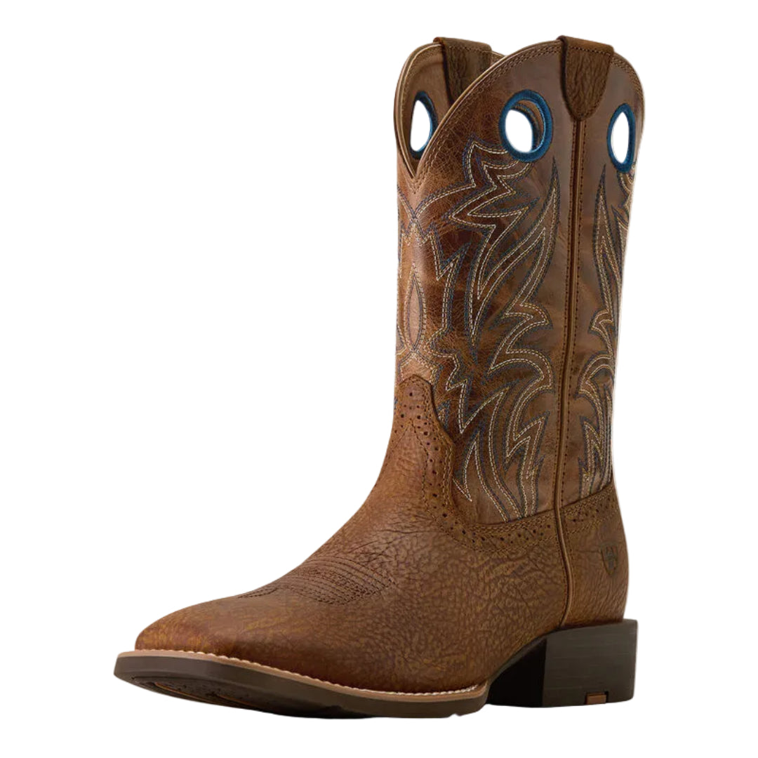 Bottes de cowboy Ariat Sport Outfitter à bout carré large pour homme