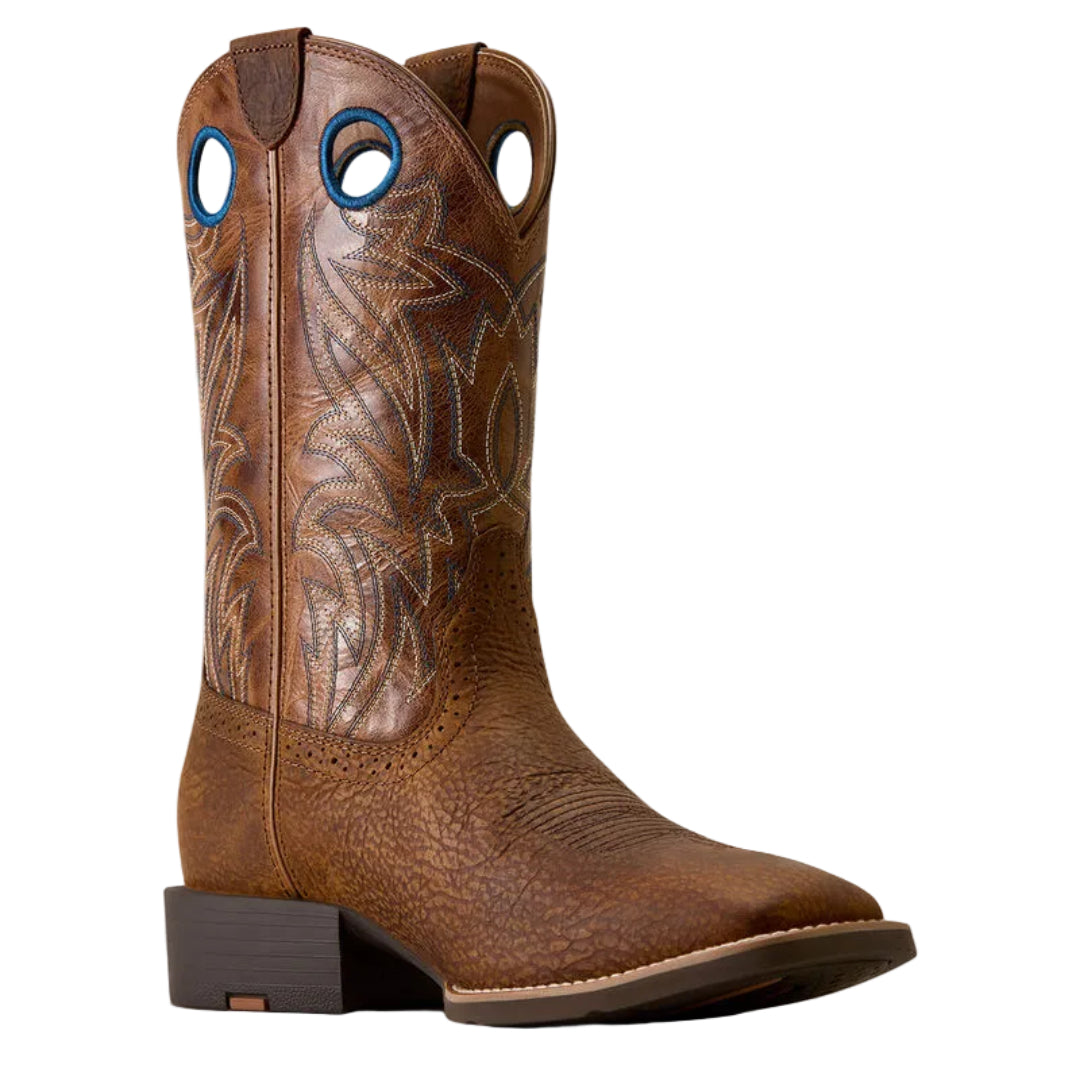 Bottes de cowboy Ariat Sport Outfitter à bout carré large pour homme