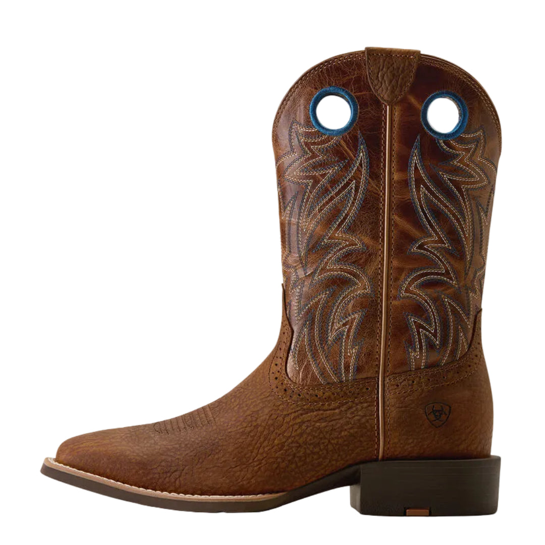 Bottes de cowboy Ariat Sport Outfitter à bout carré large pour homme