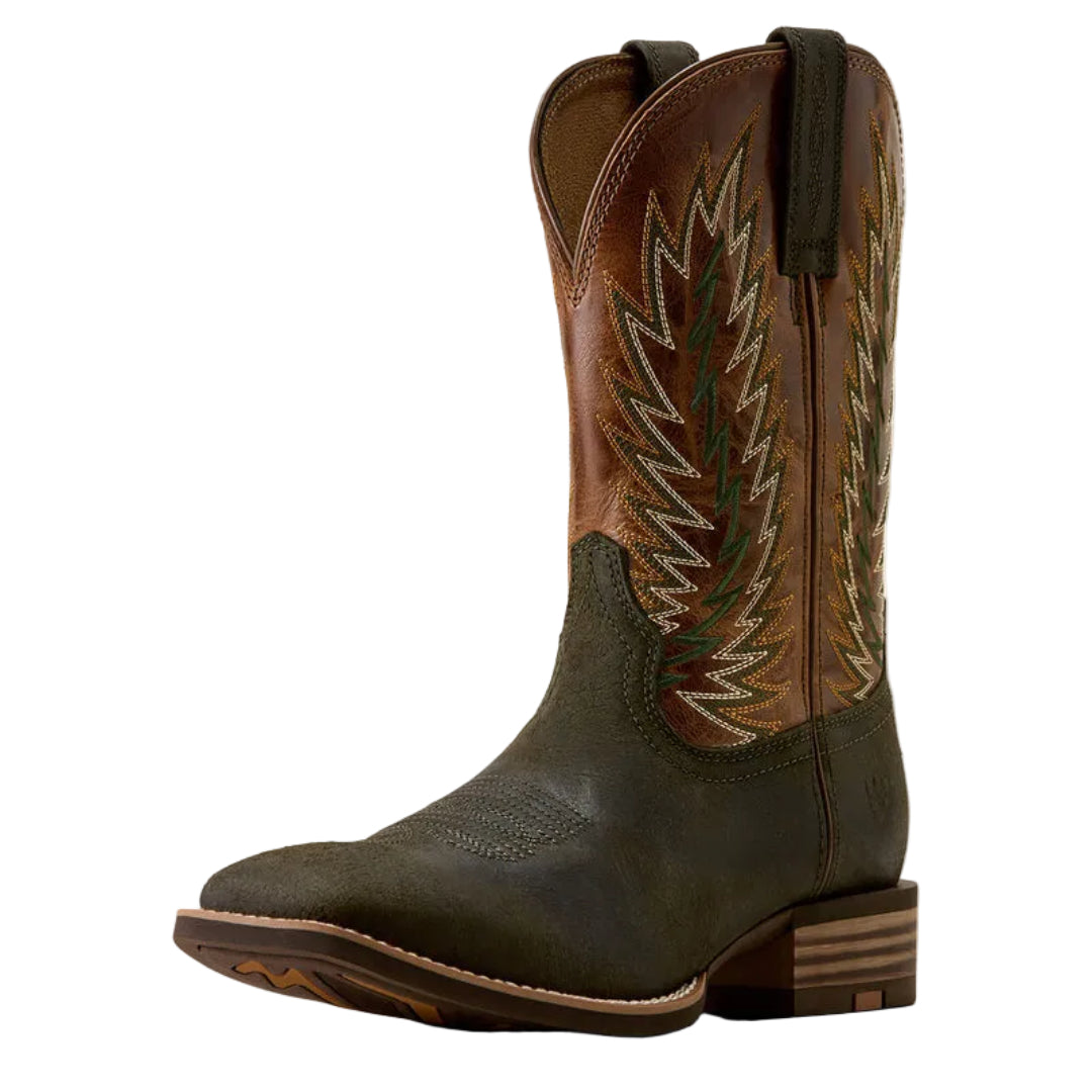 Bottes de cowboy Ariat Sport Outfitter à bout carré large pour homme