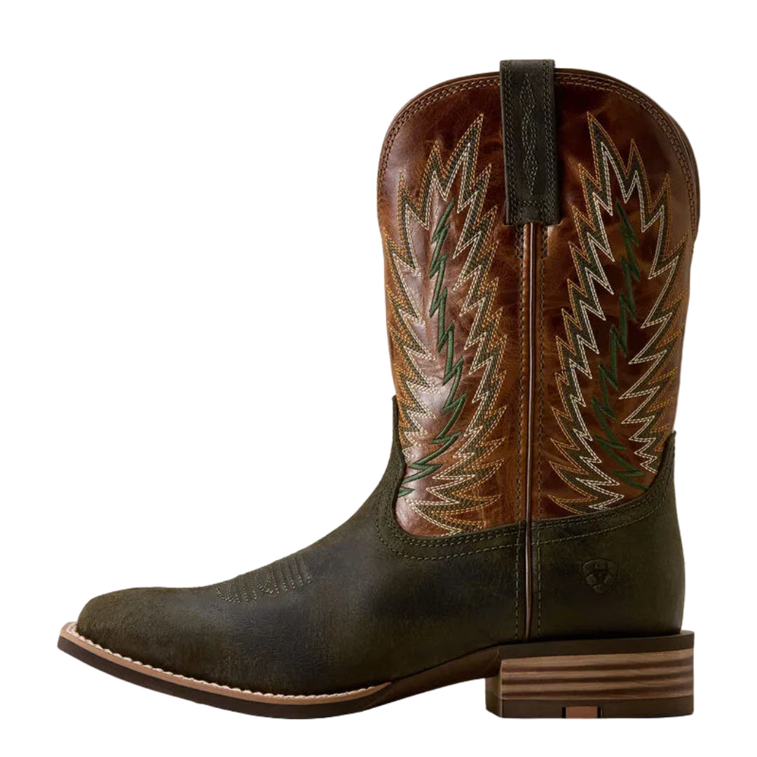 Bottes de cowboy Ariat Sport Outfitter à bout carré large pour homme