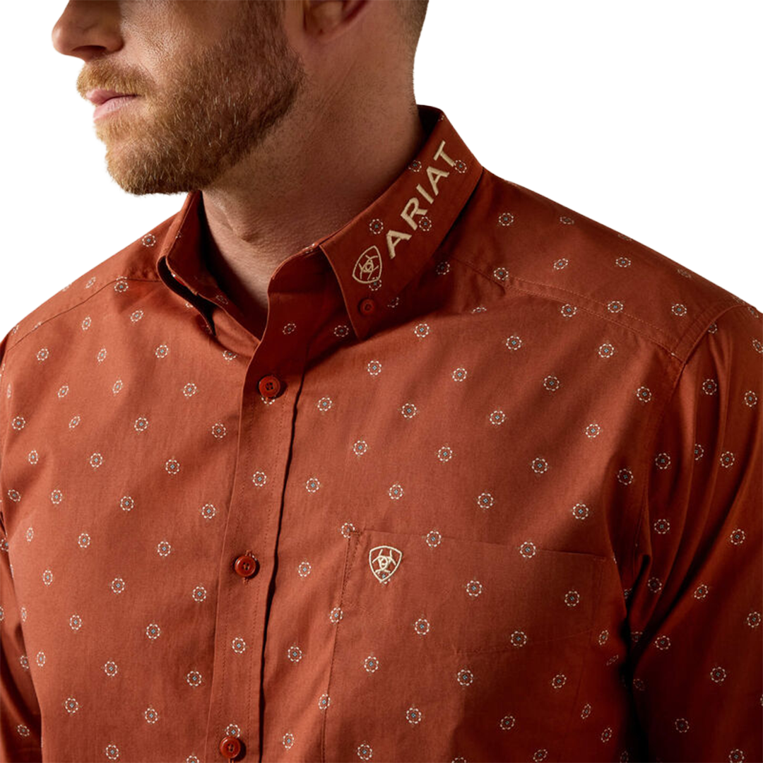 Ariat Men's Team Dakota Classic Fit Long Sleeve Button Shirt