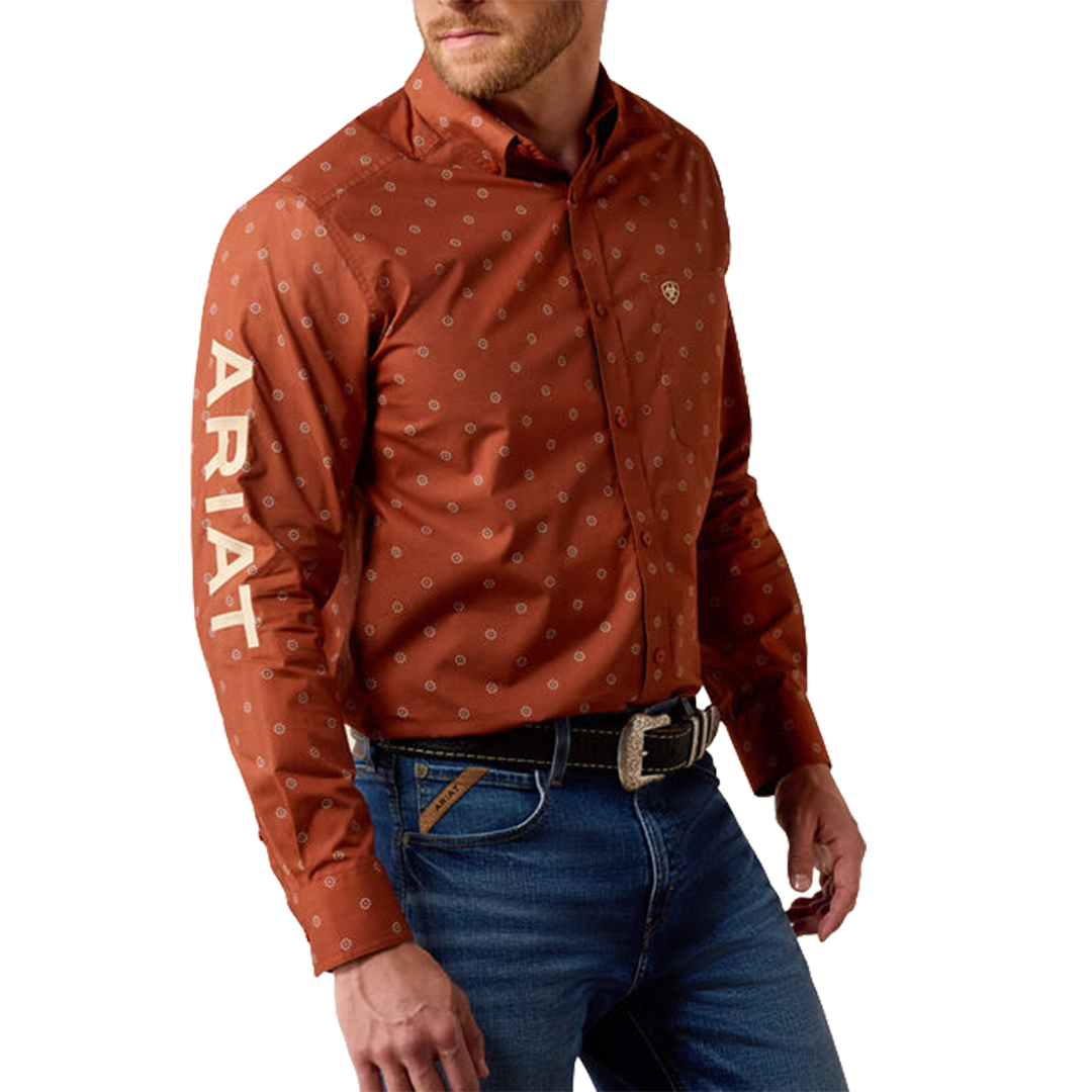 Ariat Men's Team Dakota Classic Fit Long Sleeve Button Shirt