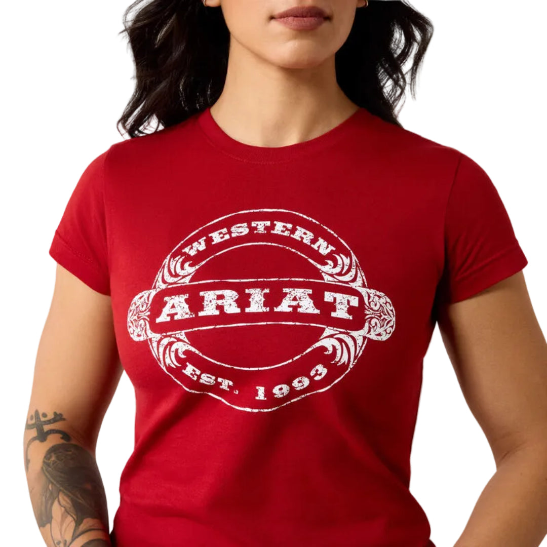 T-shirt Femme Ariat Cowboy Rose