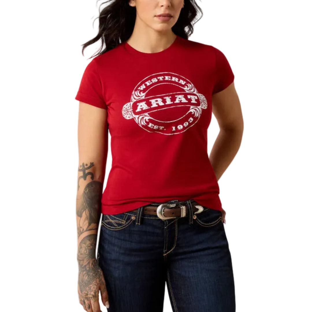 T-shirt Femme Ariat Cowboy Rose