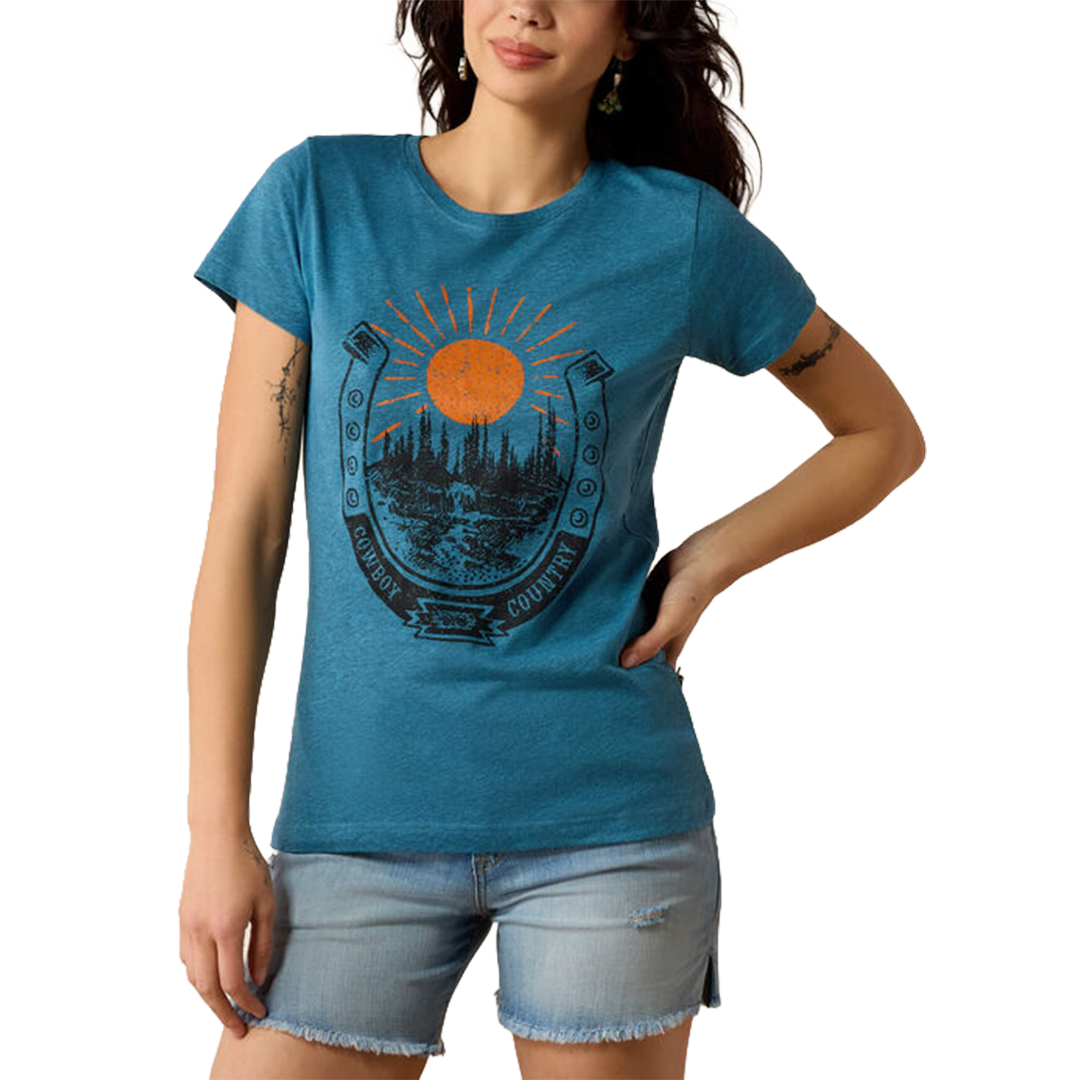 T-shirt Femme Ariat Cowboy Rose