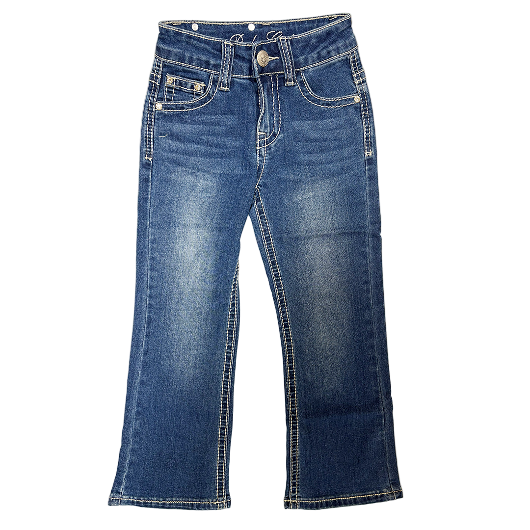 Rodeo Girl Girls' Dreamcatch Embroidery Bootcut Jeans