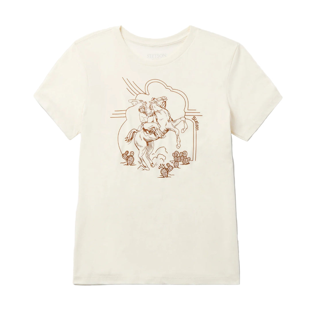 Stetson Women's Rearing Cowgirl Graphic T-Shirt