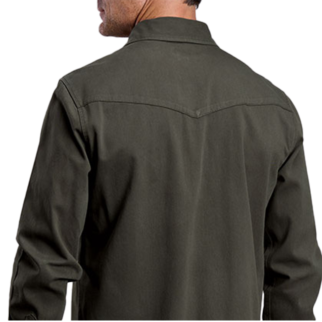 Stetson Men's Twill Long Sleeve Snap Shirt