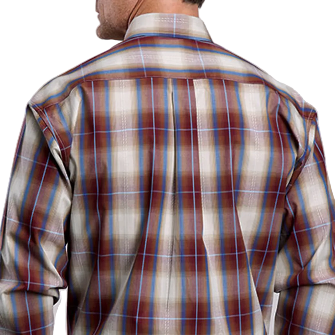 Stetson Men's Plaid Long Sleeve Button Shirt