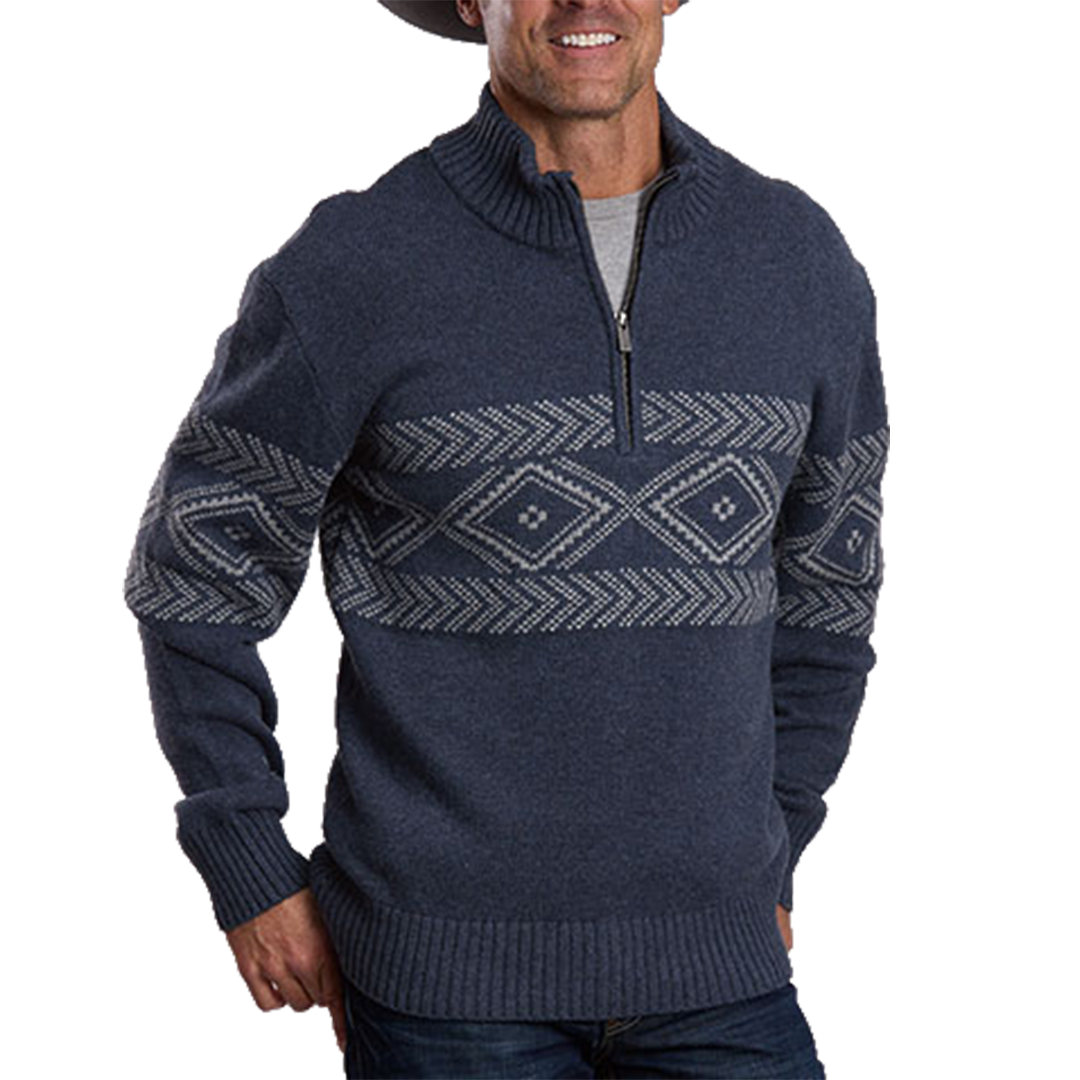 Stetson Men's Aztec Border Sweater