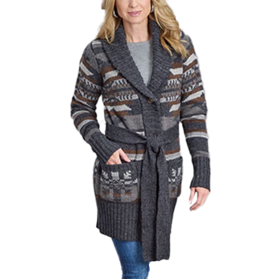 Stetson Women's Indigo Aztec Sweater
