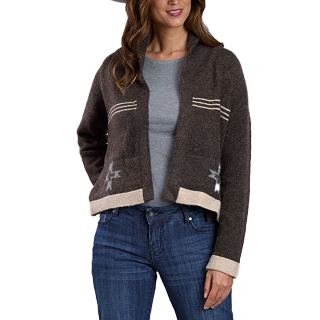 Stetson Women's Crop Rodeo Girl Cardigan Sweater