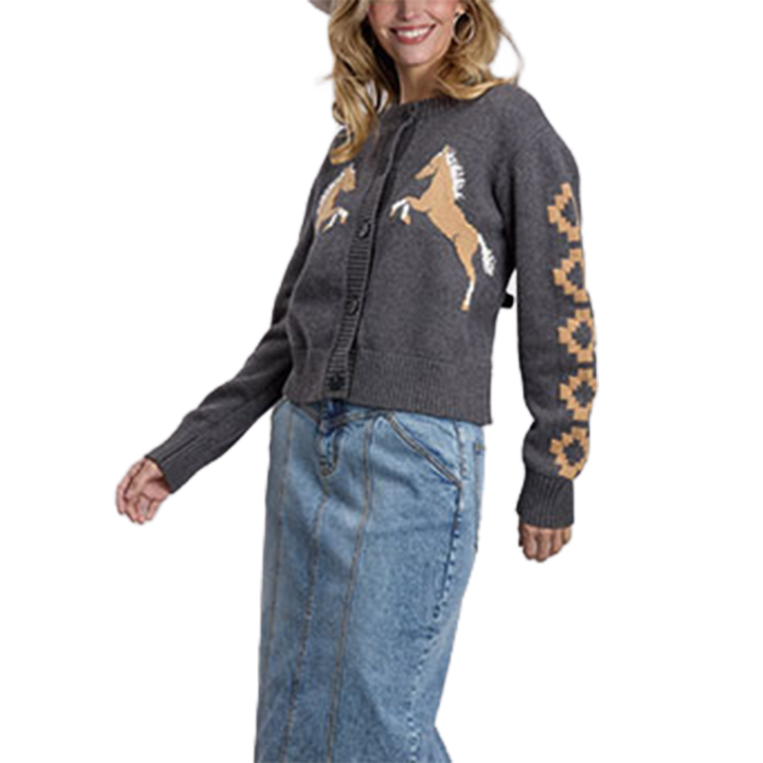 Stetson Women's Bronco Crop Cardigan