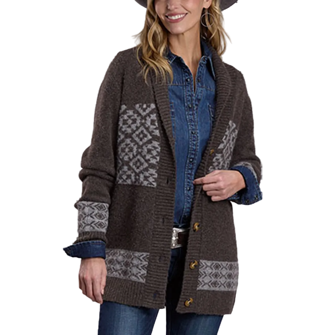 Gilet cardigan court Stetson pour femme, modèle Rodeo Girl