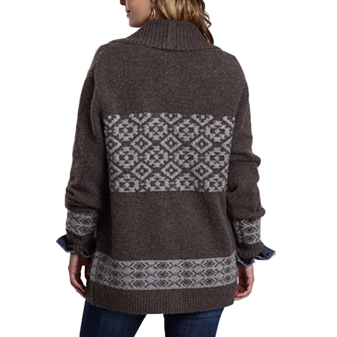 Gilet cardigan court Stetson pour femme, modèle Rodeo Girl