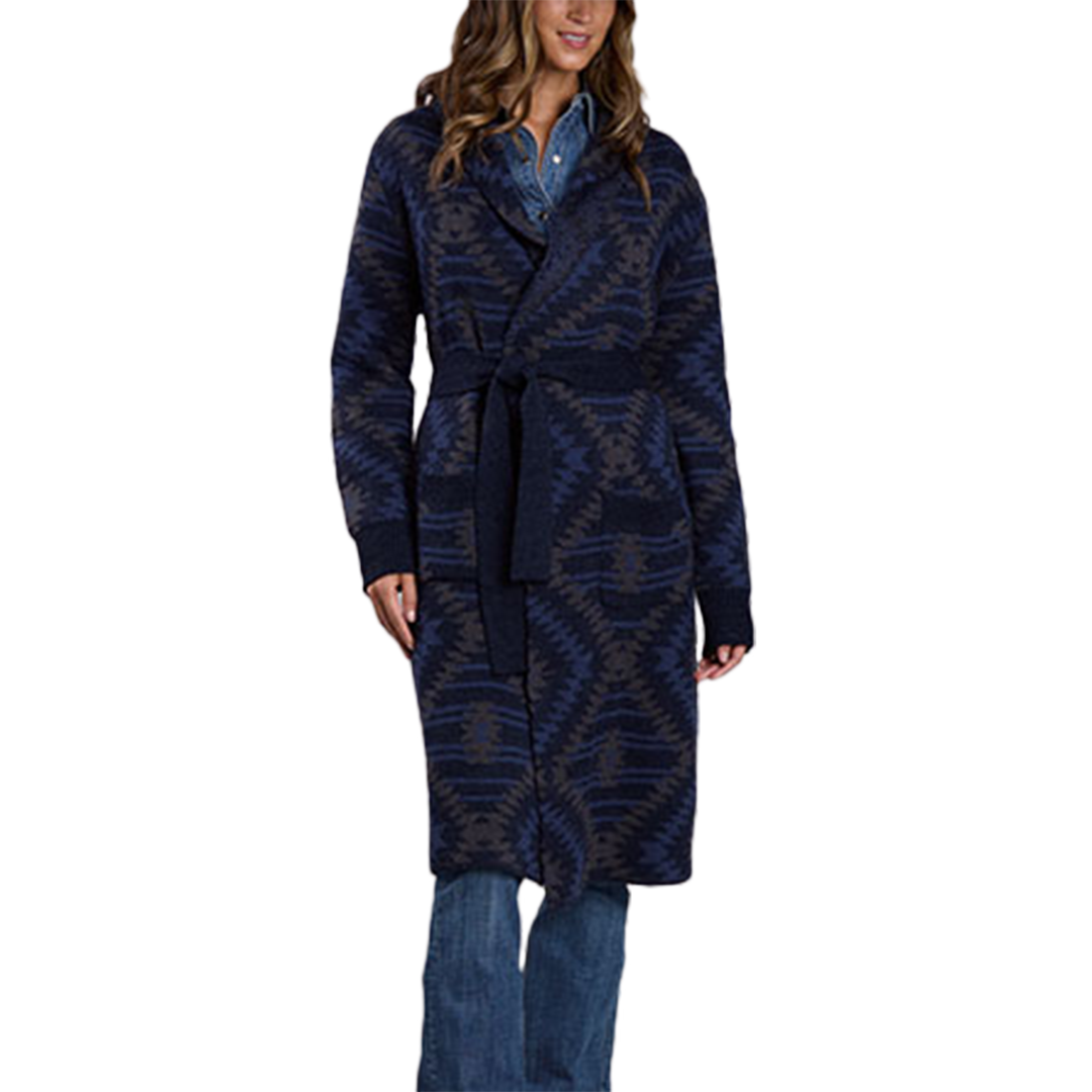 Stetson Women's Long Aztec Knit Duster
