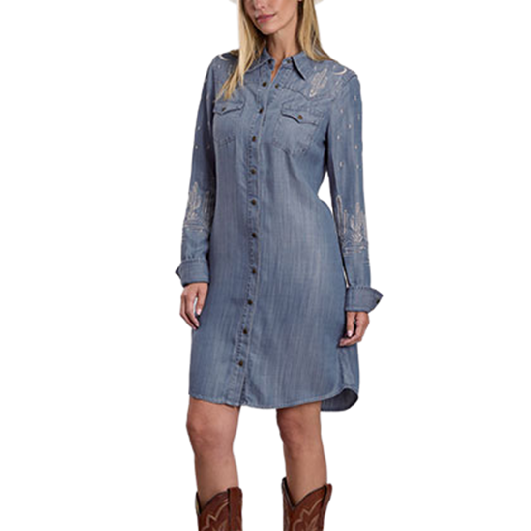 Stetson Women's Denim Western Shirt Dress