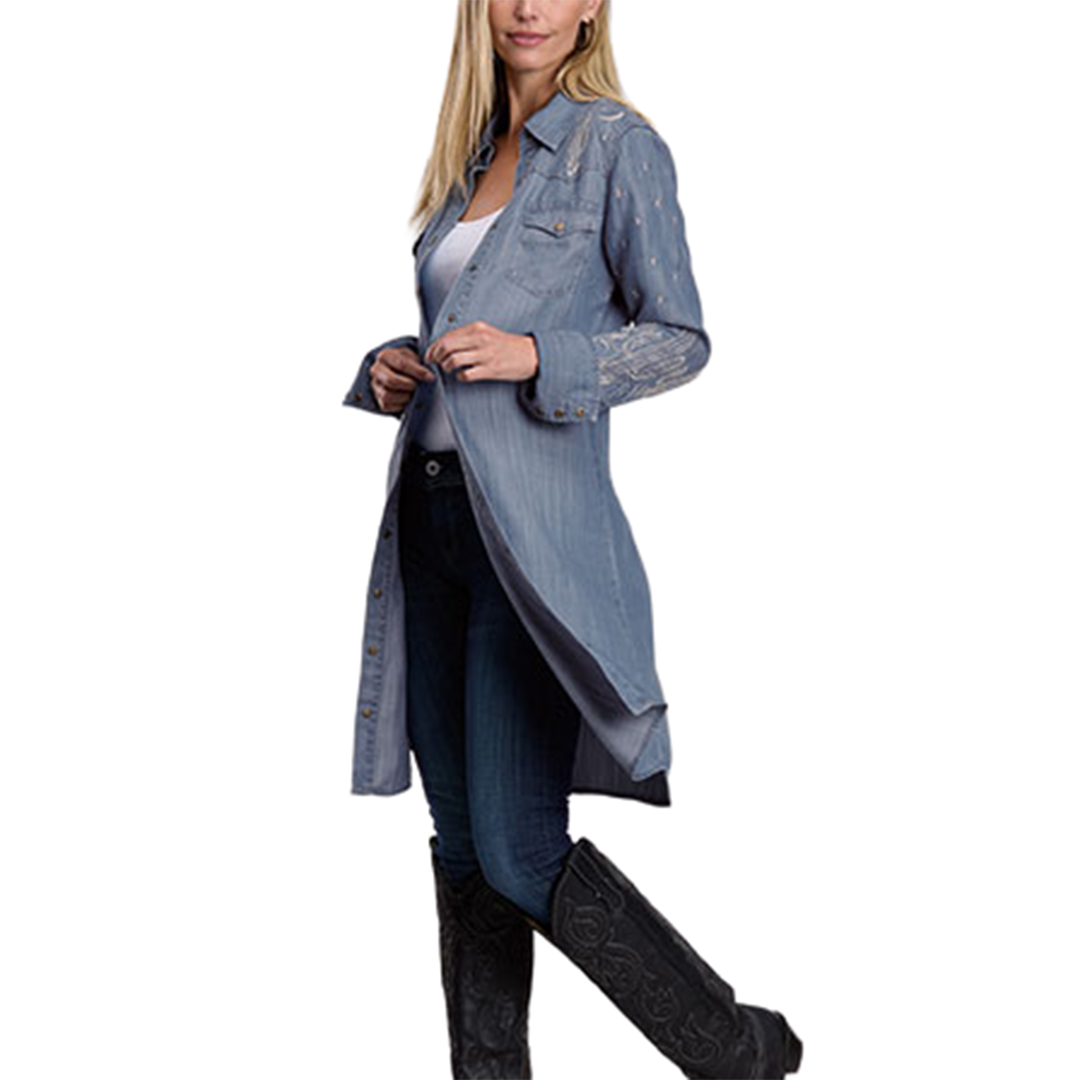 Stetson Women's Denim Western Shirt Dress